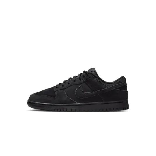 Nike Dunk Leather Retro SE – mångsidiga, bekväma, stötdämpande låga basketskor för män och kvinnor, svarta IB6651-001