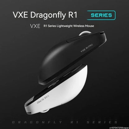 Bezdrátová myš VXE Dragonfly R1 Pro se senzorem Paw3395, Nordic 52840, 2khz, Smart Speed X, nízká latence, kancelářská a herní myš pro PC