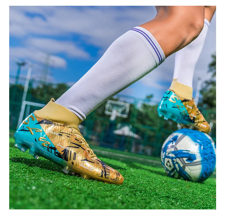 Brand Fashion Football Sneakers for Men Women Professional Field Boot Big Size 46 Long Spikes Soccer Cleats Men botas de futbol