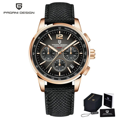 Pagani Design VK63 Fashion Men's Quartz Watches 41MM Top Sapphire Waterproof Sport 10 Bar Watch for men reloj hombre
