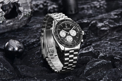 2026 New PAGANI DESIGN Mens Watches Panda Moon Watch Luxury Quartz Watch For Men Automatic Date Sport Chronograph Wristwatch Men