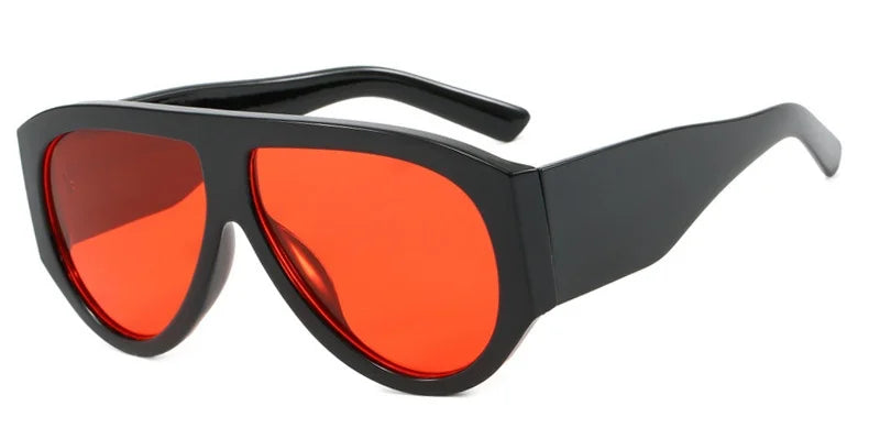 Luxury Pilot Oversized Sunglasses Women Brand Designer Big Frame Gradient Sun Glasses Fashion Goggle Shades Oculos De Sol