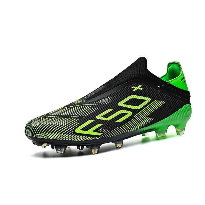 Chaussures de football F50 pour hommes, crampons d'entraînement rapides, chaussures de football antidérapantes pour extérieur, Chuteira Campo 35-45