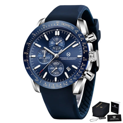 PAGANI DESIGN 45MM 2026 Herren-Quarzuhr 30M wasserdicht Luxus-Business Edelstahl Relogio Masculino 5140
