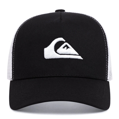 Simple symbol triangle Surfing Embroidery outdoors  baseball cap Summer breathability Hip hop mesh cap trucker hat