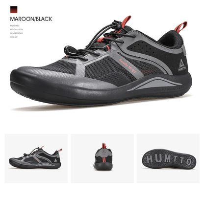 HUMTTO Breathable Walking Shoes for Men Luxury Casual Men's Sneakers Designer Sports Jogging Running Trainers Summer Man Sneaker