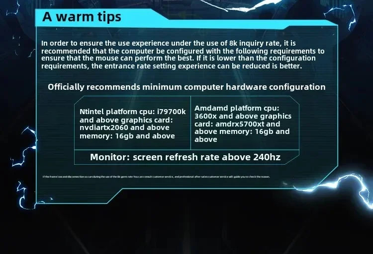 SCYROX V6 neporézna bezdrôtová esports myš 40g 750IPS s 8k prijímačom, rýchlou odozvou 3950, vysokokvalitná 8KHz herná myš
