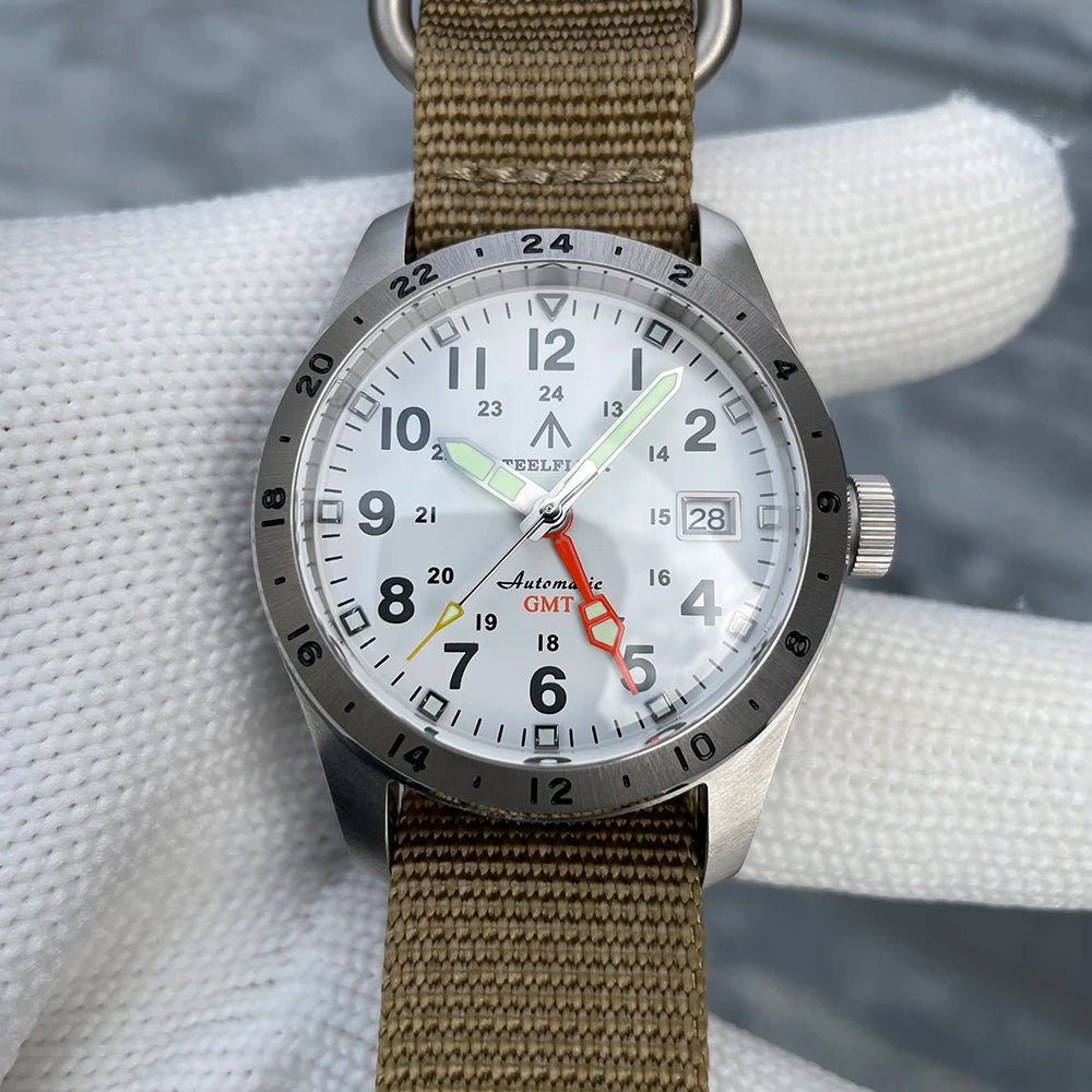STEELFLIER Official SF792 GMT Mechanical Dive Watches Super Luminous NH34 Movement 20Bar Waterproof Luxury Stainless Steel Watch