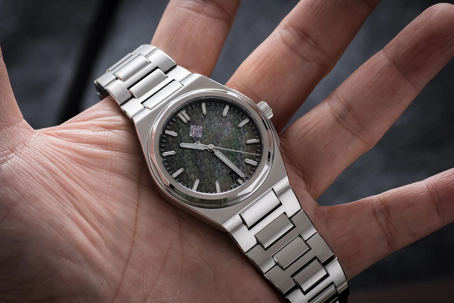 IX&DAO 2025 Novo Relógio Masculino Warrior Automático Mecânico 37mm Movimento Miyota 9015 Safira Aço Inoxidável Impermeável 10Bar BGW