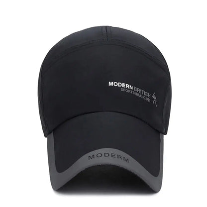 Quick Dry Sports Cap Baseball Cap Solid Color Sun Hat Outdoor Golf Fishing Hats Hat Casual Fashion For Men Women Adjustable