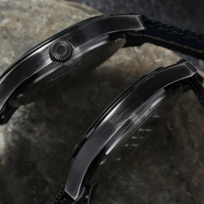 【Escapement Time】VH31 Quartz Movement Pilot Watch with Type-A or Type-B do the old black 38mm Case Waterproof 100M Sapphire