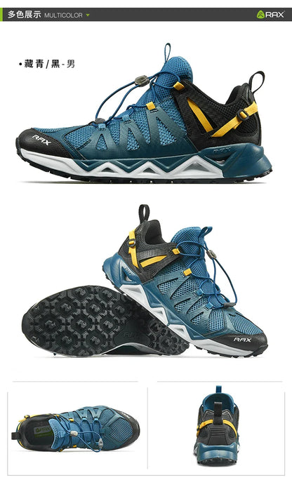 RAX Upstreams Aqua-schoenen voor heren, outdoorsport-sneakers voor mannen, outdoor-zomersandalen voor op het strand, visschoenen, zwemschoenen