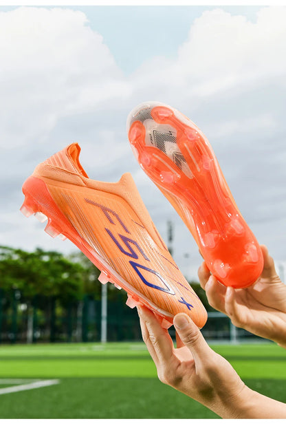 Heren sneakers met grasnoppen Hoogwaardige voetbalschoenen Futsal-voetbalschoenen Antislip voor binnen Populair model met hoge schacht voor buiten