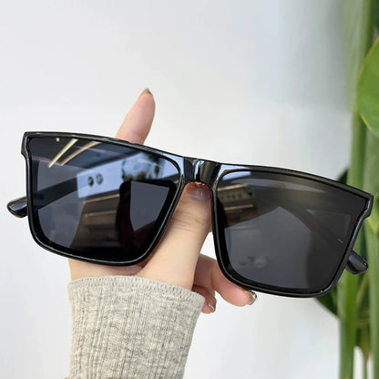  Classical Square Sunglasses Men Women Fashion Eyeglasses Men Punk Rectangle Design Sun Glasses Retro Fishing Glasses UV400
