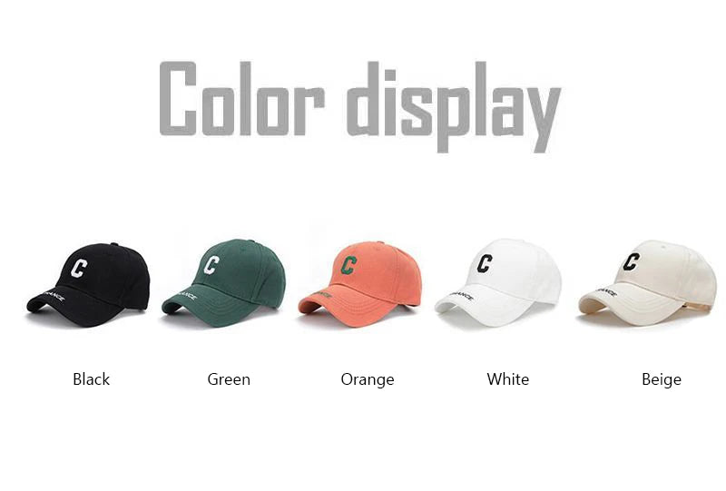 Men Women Embroidery Baseball Cap Adjustable Breathable Cotton Dad Hat Outdoor Sports Sun Hat Casual Streetwear Snapback Cap