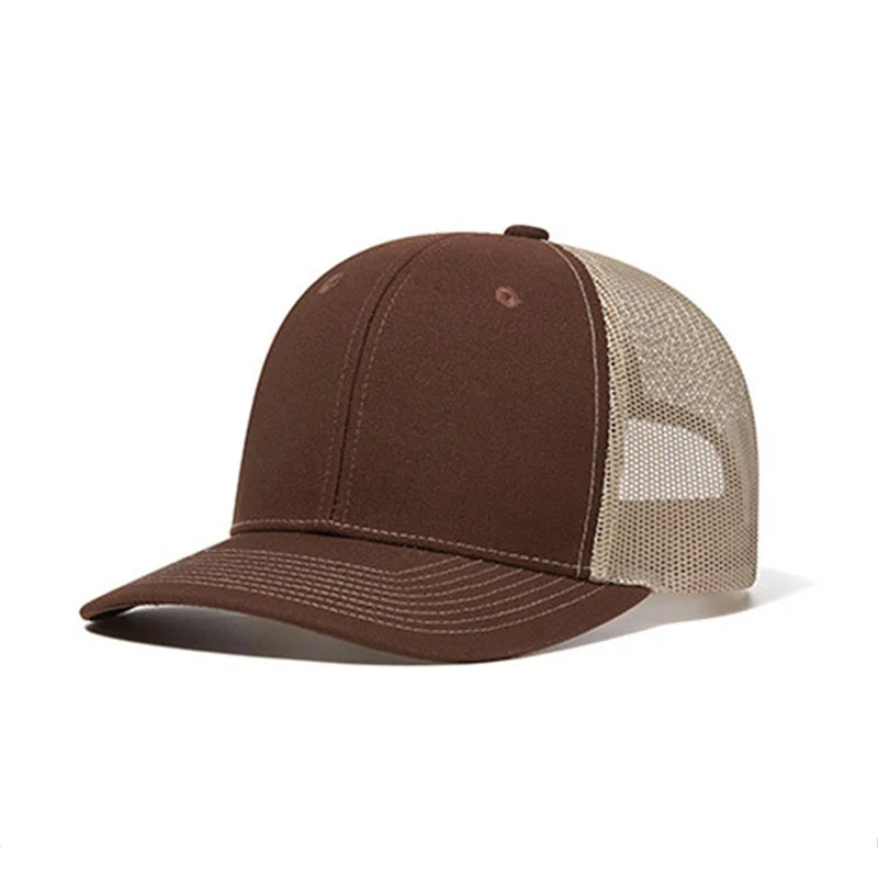 Breathable Mesh Classic Baseball Cap forMem Women Casual Trucker Hat Breathable Adjustable Snapback Unisex Active Sporty Dad Cap
