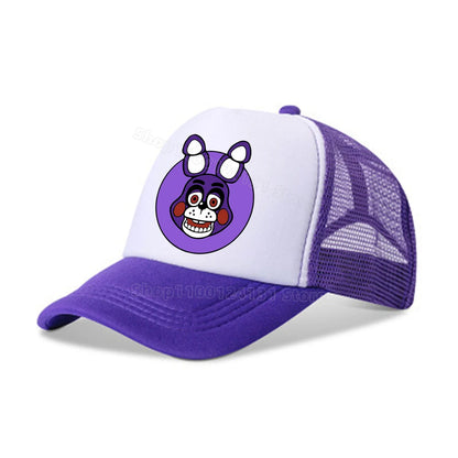 Five Nights At Freddys Baseball Cap for Kid Adult Caps FNAFS Anime Figure Peaked Hat Cotton Summer Hats Fashion Accessories Gift