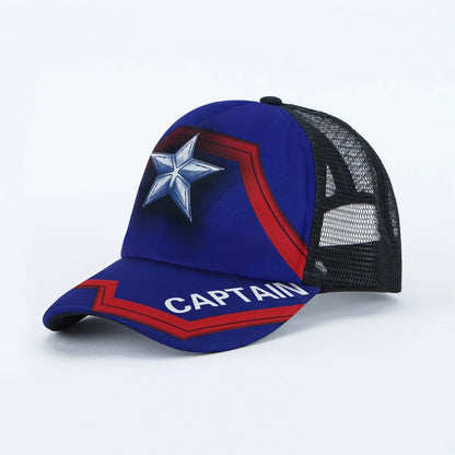 Marvel Avengers Hat Outdoor Sports Baseball Cap Spider-Man Iron Man Cartoon Animation Beach Sun Hat Peaked Hat Children's Gift