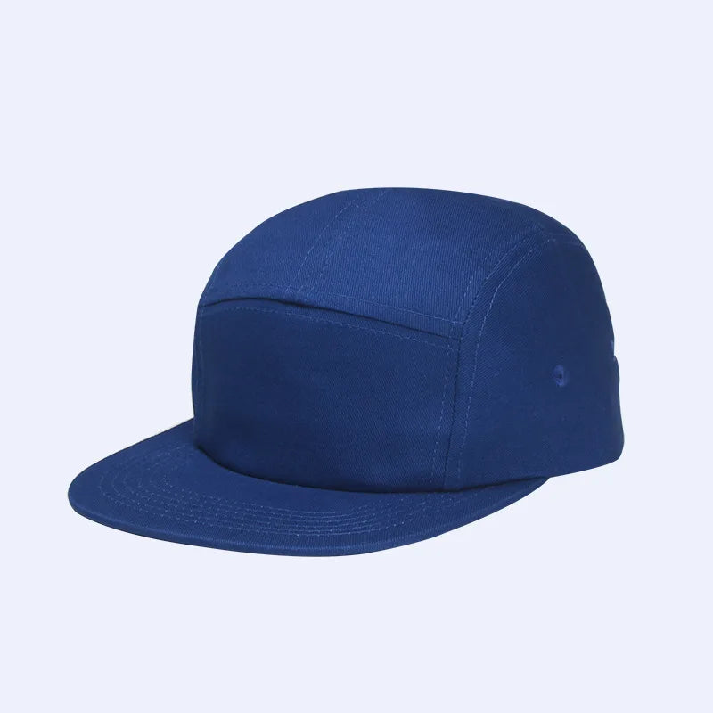 Summer Cotton 5 Panel Big Size Baseball Caps Oversize 62cm Flat Top Sports Snapback Cap Hip Hop Skateboard Hat Custom Wholesale
