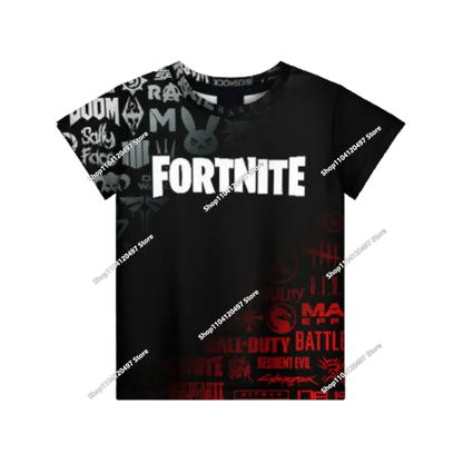 Lastenvaatteet syksyinen collegepaita T-paita huppari uusi Fortnite lasten rento asu mukavat streetwear-vaatteet