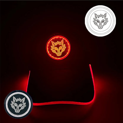 Gorra de béisbol luminosa LED de moda, gorra hip hop iluminada para bar y club, gorra fluorescente para hombre y mujer, accesorios para DJ, baile y disfraces