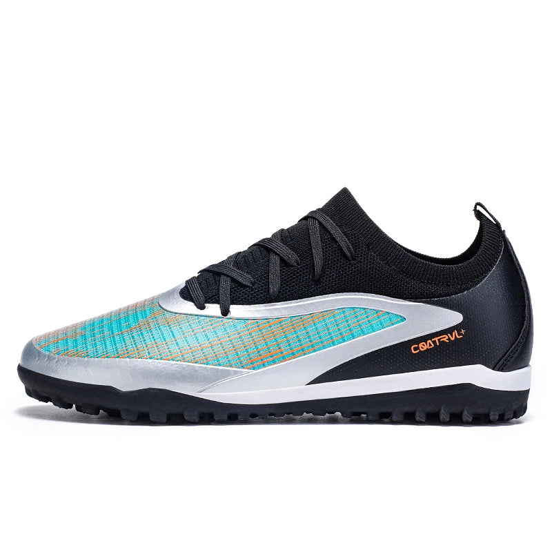 Men New TF Football Boots Sneakers Society Field Resistant Adult Breathable Male Soccer Shoes Training Top Quality Studded