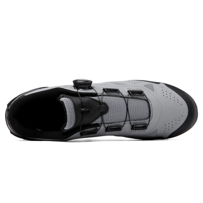 2026 New Men's Non - Slip Breathable Lock - Type Mountain Bike Cycling Shoes Durable Adjustable Outdoor Sports Footwear