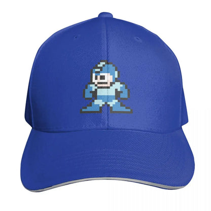 Megaman 8bits Baseball Cap Luxury Hat Golf Hood sun caps Golf Women Men's