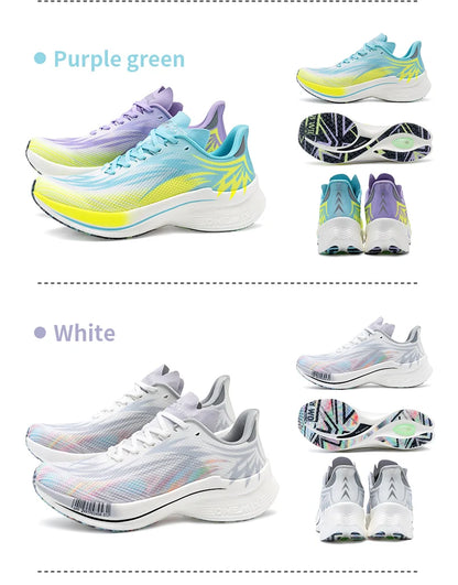 Zapatillas deportivas de running ONEMIX 2025 con placa de carbono para hombre y mujer, transpirables, amortiguadas, antideslizantes, PB, ligeras y con efecto rebote