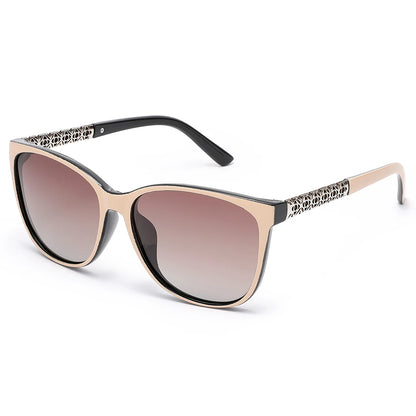 KROKODIL Polarized Sunglasses for Women Fashion Square Sunglasses Unisex Frame UV400 Protection With Boxes Set