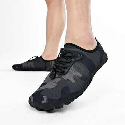 Oiaano Nouvelles chaussures de plage à séchage rapide « Camo » pour homme et femme, sandales aquatiques, baskets aquatiques pour homme, chaussures de sport et de marche