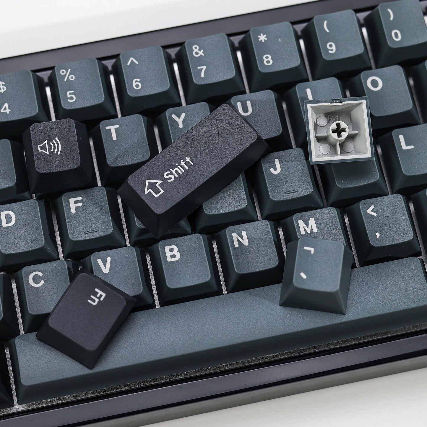 KBDiy 174 tasti/set keycap PBT GMK Apollo double shot minimalisti profilo ISO Cherry per tastiera meccanica da gaming compatibile MX
