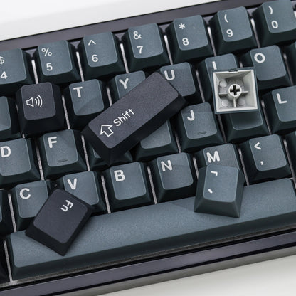 KBDiy 174 tasti/set keycap PBT GMK Apollo double shot minimalisti profilo ISO Cherry per tastiera meccanica da gaming compatibile MX