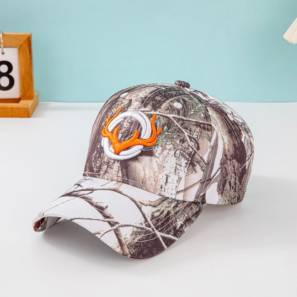 Fashion Horns Embroidery Baseball Caps Men Women amouflage Tactical Sun Hat Spring Autumn Outdoor Sports iking Fishing Visors