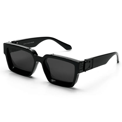 Ruiao Retro Black Millionaire Shades Luxury Sunglasses 2026 For Men Designer Famous Brand Square Sun Glasses Man Women Sunglass