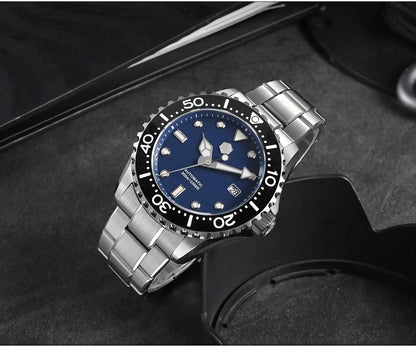 San Martin New 40-44mm Luxury Men's Diver Watch Classic High Quality NH35 YN55 Automatic Mechanical Sapphire BGW-X1 20Bar SN0009