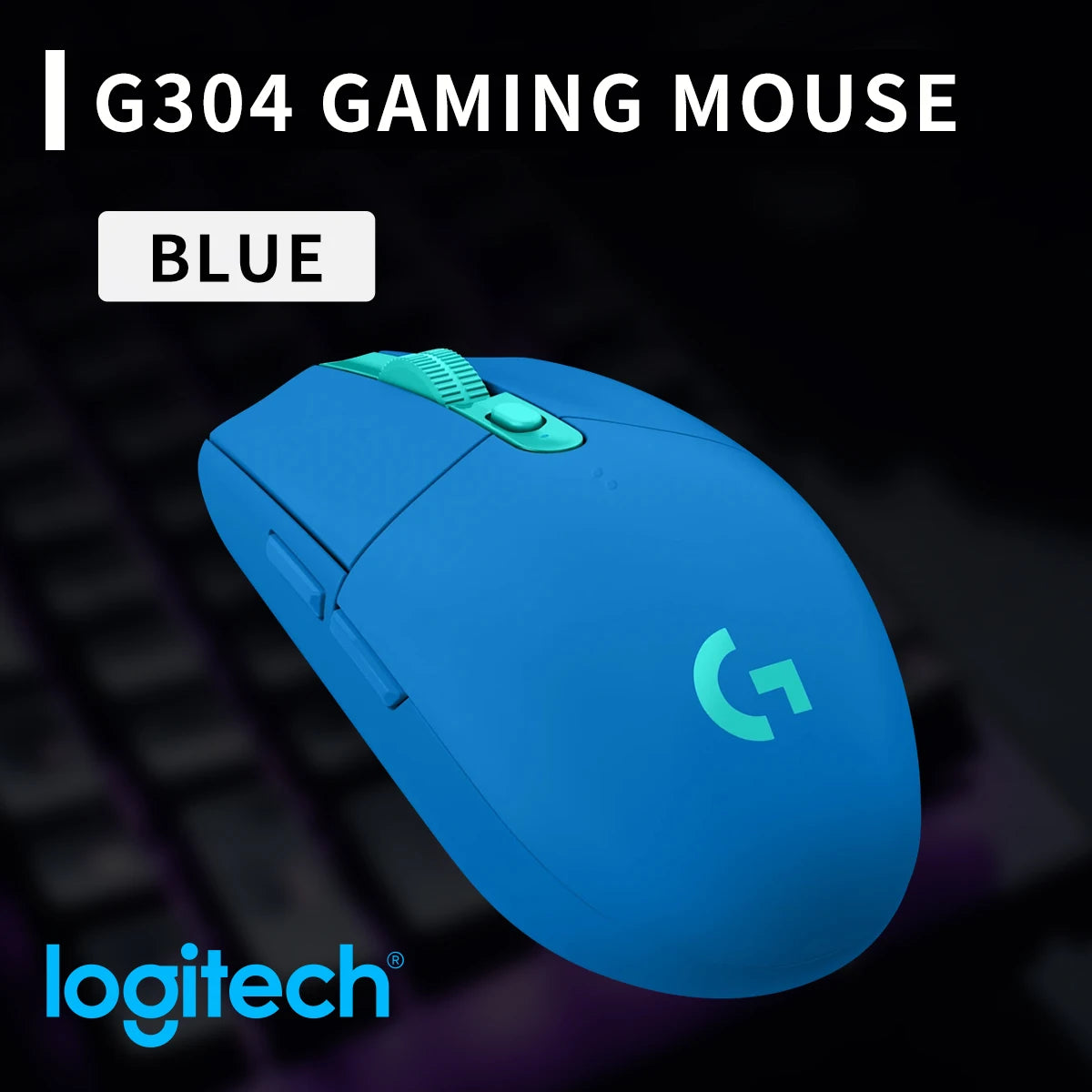 Logitech G305 wireless mouse, 12000 DPI, HERO sensor, 9-month battery life, sensitive hotkeys, suitable for casual gamers.