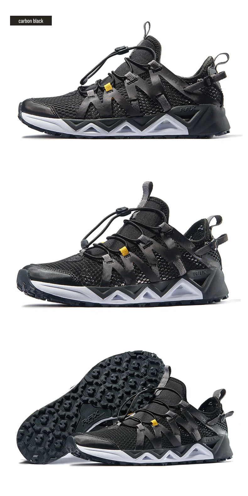 RAX Nieuwe heren- en dameszomerwandelschoenen, ademende Upstream-schoenen, trekkingschoenen, waterschoenen, outdoor-, vis- en kampeerschoenen, sneakers voor heren