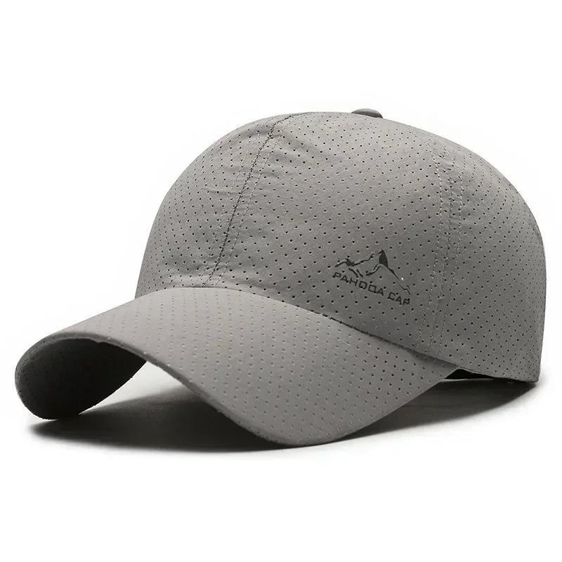 Summer Breathable Mesh Quick Drying Men Women's Baseball Cap Outdoor Sports Travel Fishing Climbing Cycling Runnning Hat