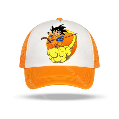 Dragon Ball-baseballkasketter med anime-figurer, solhat til børn og voksne, sommerhatte, åndbare, afslappede hatte, justerbare kasketter med skygge, gaver