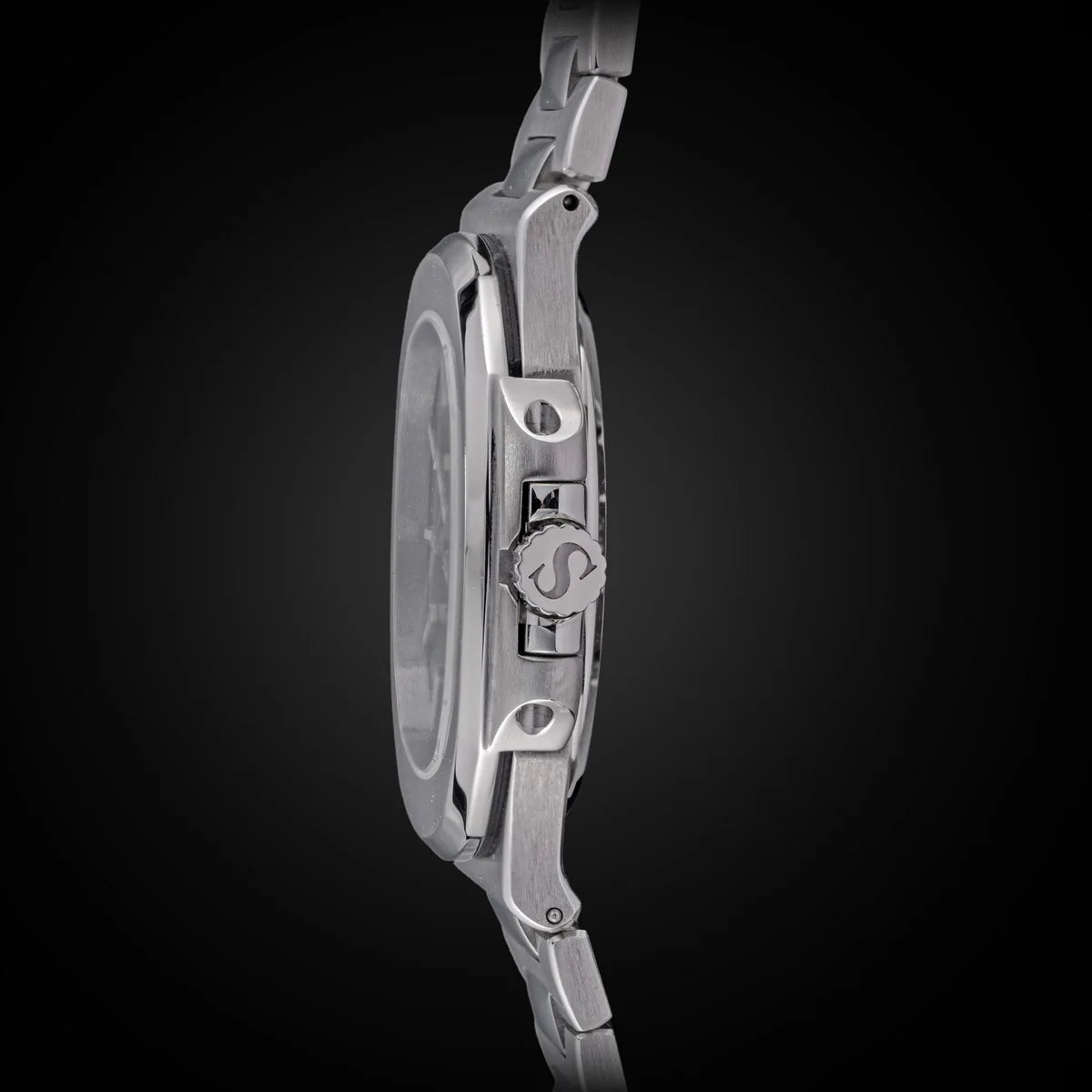 Reloj de hombre Sugess automático mecánico, movimiento Miyota 9015, esfera MOP, luminoso, resistente al agua 5bar, brazalete de lujo S466