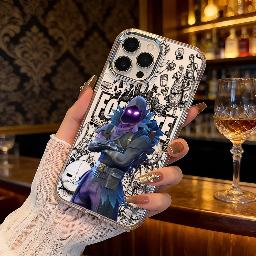 Cartoon Battle Royales Fortnites Phone Case For Xiaomi Mi 15 14T 14 12T 11T 11 Lite Poco M7 X7 X6 F5 F6 X5 X4 GT Pro 4G 5G Cover