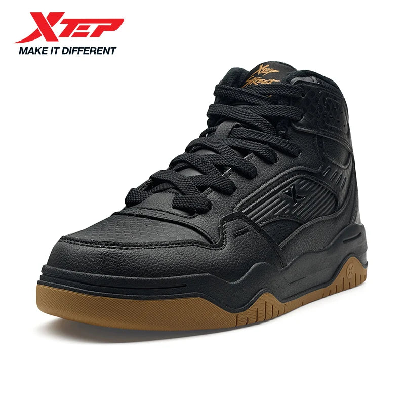 Xtep Cutton Shoes For Men Street Style Shock Absorption Soft Strong Wrapping Rebound Leisure Outdoor Sneakers 875319370003