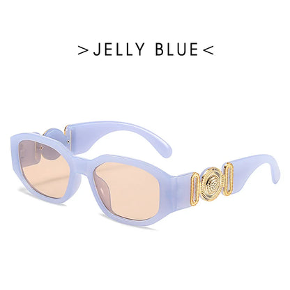 Vintage Square Luxury Small Frame Sunglasses Men Women Rectangle Brand Design Fashion Square Sun Glasses Shades Vintage Glasses