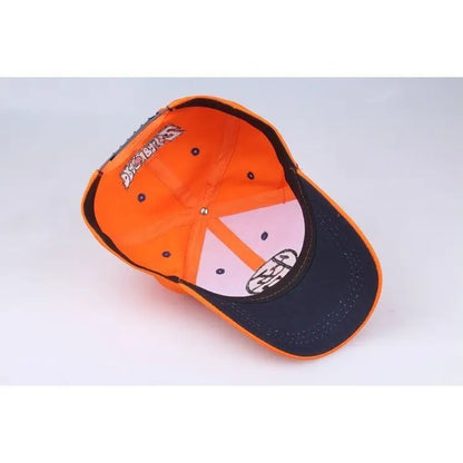 Dragon Ball Son Goku baseball cap with high-quality embroidery print unisex summer sunshade round crown wide brim duckbill hat