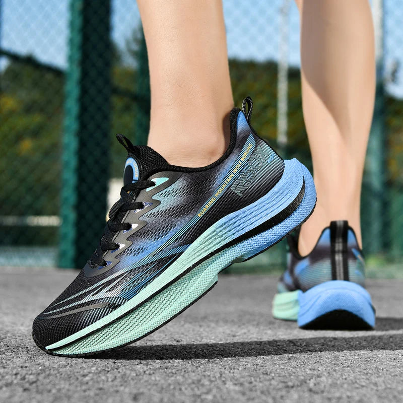 Muške tenisice za trčanje od prozračne mrežice, udobne tenisice na vezanje za maraton, sport, ležerno nošenje i tenis, velikih veličina, trendi sneakers za muškarce