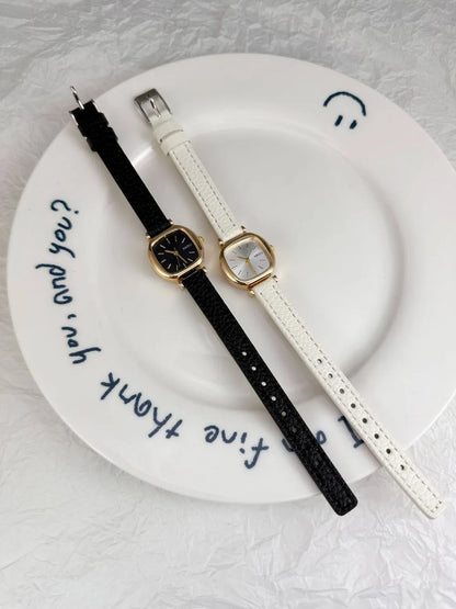 Hot Sale Women Watch Simple Small Dial Quartz Watches Luxury Ladies Gift Wristwatch Fashion Student Leather Strap Clock Relógio