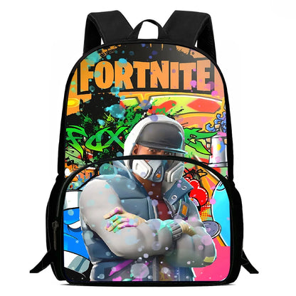 Mochilas infantiles Classic Game Fortnites para niños y niñas, regalo de cumpleaños para estudiantes, bolsas escolares de gran capacidad, mochila de camping duradera