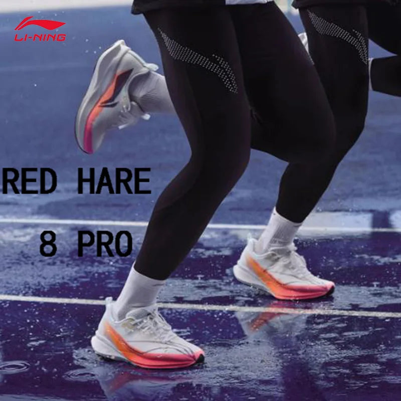 Zapatillas de running para hombre LI-NING RED HARE 8 PRO BOOM FIBER, zapatillas de entrenamiento y competición de alto rebote ARPV015