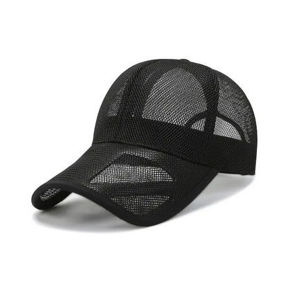 Breathable Sun Protection Caps Fashion Men Women Full Mesh Hats Summer Sunscreen Hats Sun Protection Caps Baseball Cap